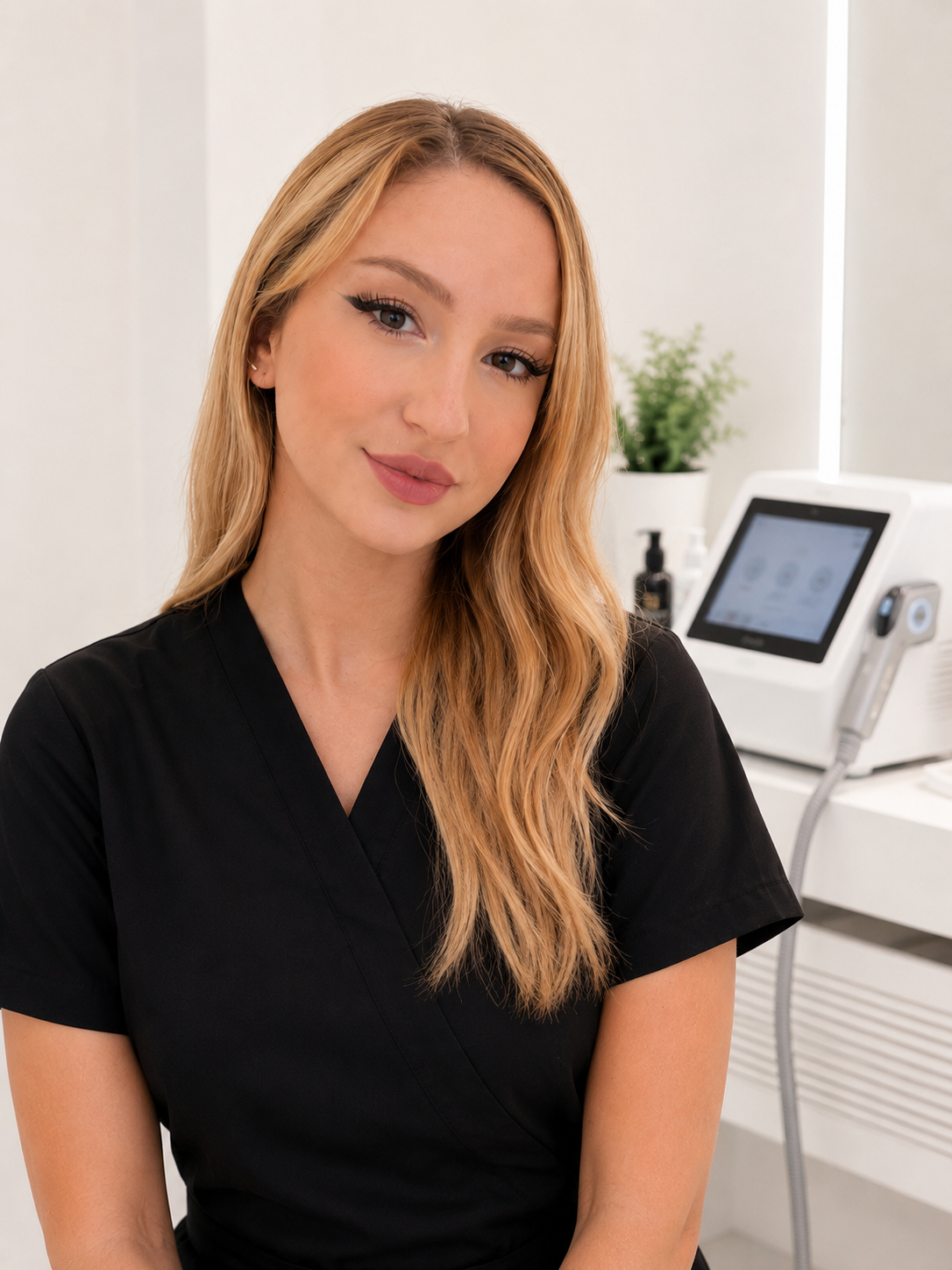Vita, masajista del equipo de DLASER Madrid